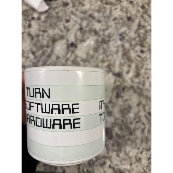 Vintage 1984 Terminal Madness Coffee Tea Cup Mug Compu-Mug Taylor & NG - Picture 6 of 8